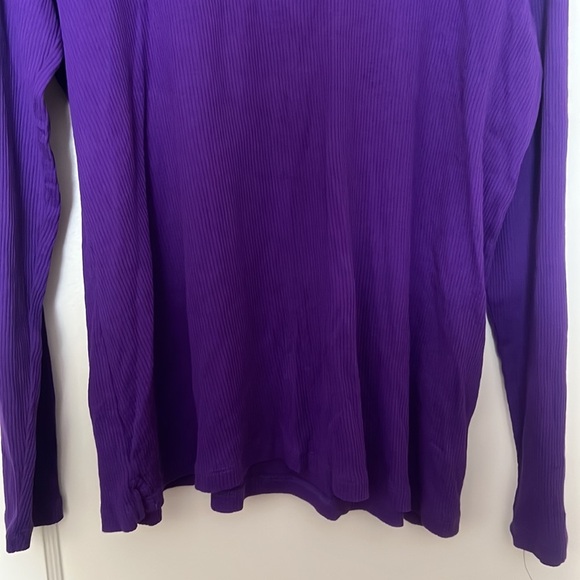 NWT Lauren Ralph Lauren purple long sleeve size: 1X - Picture 3 of 10